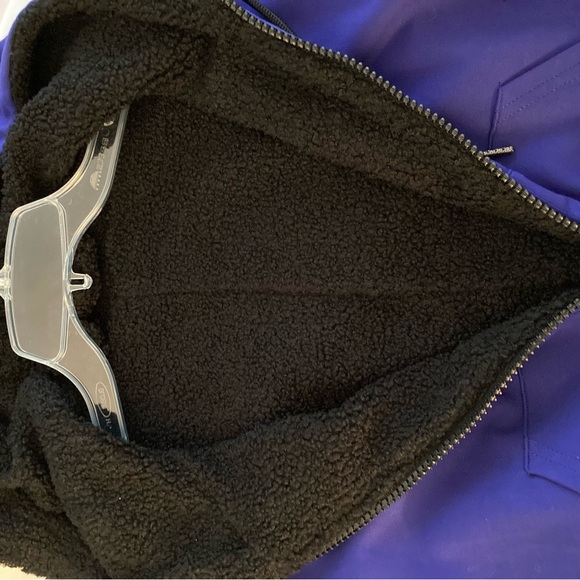 Fabletics Crop Zip Up Sweatshirt/Jacket, Reversible, Size S - Picture 5 of 8